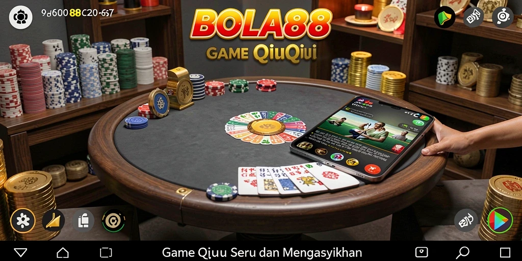 Screenshot BOLA88 menampilkan gameplay QiuQiu yang seru.