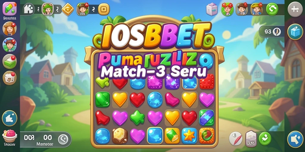 Tampilan gameplay seru dalam IOSBET, menantang dan penuh warna.