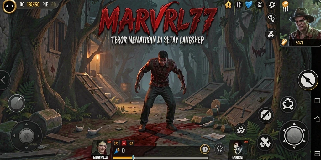 Gameplay menegangkan di dalam dunia Horror yang kelam.