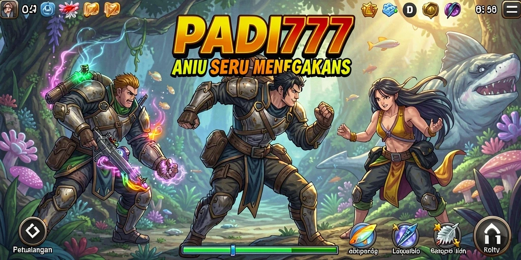 Gameplay PADI777 yang penuh warna dan karakter anime menarik.
