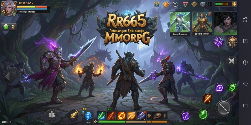 Gameplay RR666 menunjukkan petualangan seru di dunia MMORPG.
